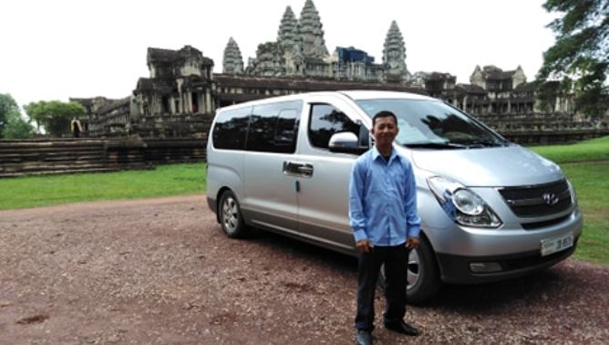 Cambodia Taxi Driver, Phnom Penh to Siem Reap