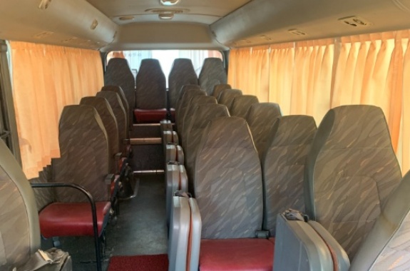 Inside Minibus view