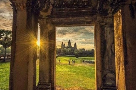 In Angkor Wat temple