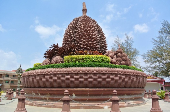 Giant Durian at Kampot