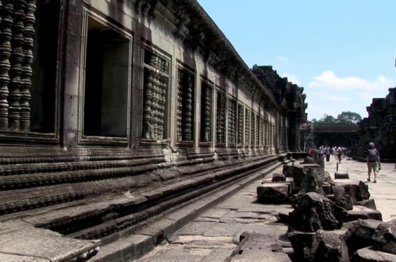 Inside view of Angkor Wat Temple
